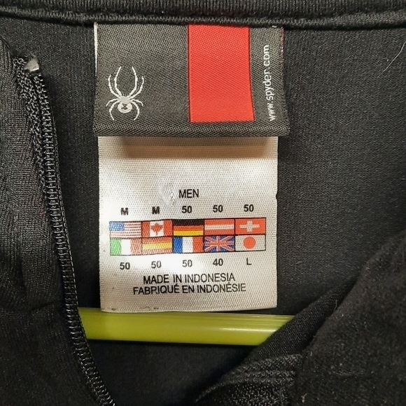 Spyder Men's Quarter Zip Lightweight Pullover Medium - Picture 3 of 7